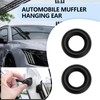 LT Easiyl 4Pcs Car Rubber Muffler Exhaust Hanger Bushing 4437668