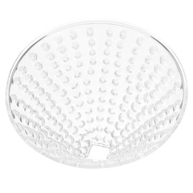 TEHAUX Creative Glass Coffee Filter Funnel Heat Resistant Coffee Dripper Tool for Home Brewing Smooth Surface Easy Clean Present for Lovers Transparent Design