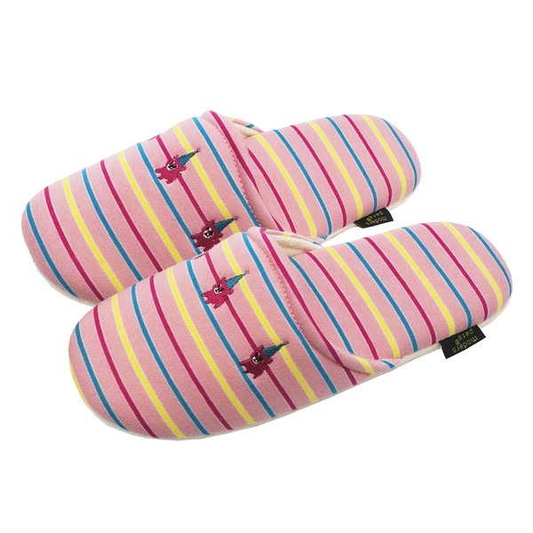 Okumura Slippers Modern Pet Beck Pink RDCA9902PI Cute Washable Room Shoes