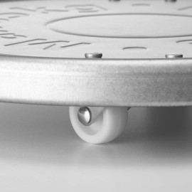 IKEA ÅKERBÄR Plant Stand On Wheels Indoor/outdoor galvanized  12 ¼" 105.371.66