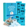 MELTINGTABS Foaming Hand Soap Tablets Refill Tablets – Ocean Scent,