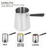 Butter Warmer Mini Stainless Steel Coffee Heating Melting Pot 1000ml