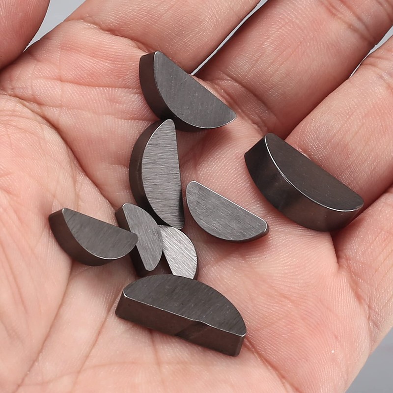 80 Pcs Feather Key Assortment, Half Moon Key Set, 3-4-5-6
