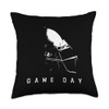 Game Day Football Helmet Design Throw Pillow