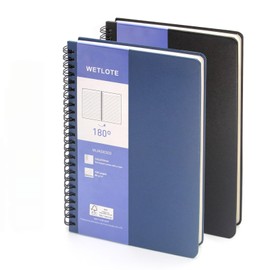 Soft Cover Journal Notebooks 2 Pack A5 Notebook College Ruled Lined Writing Journal 5"x8.25" 96 Pages for Writing Work Travel School Business Journaling Notebooks A5 Journal for Women (Black&Blue)