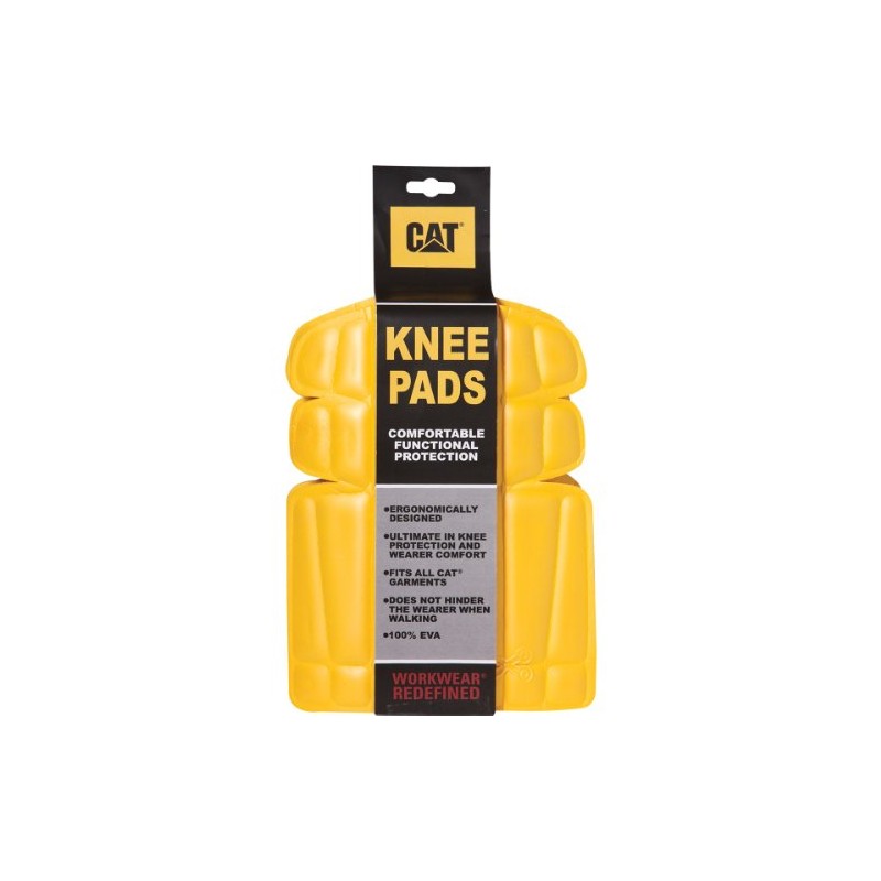 Caterpillar CAT Knee Pads, Yellow, size One Size