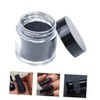 TOVINANNA DIY Nail Glitter Bottles of Black Chunky Glitter for