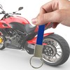 pubblimania Elegant PU Leather Keyring with Ring Useful for House