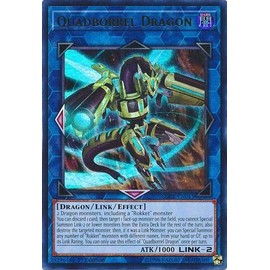 Yu-Gi-Oh! - Quadborrel Dragon - SDRR-EN043 - Ultra Rare - 1st Edition - Structure Deck: Rokket Revolt