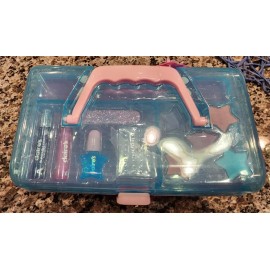 Claire’s initial "M" letter cosmetics makeup case box jewelry toy storage
