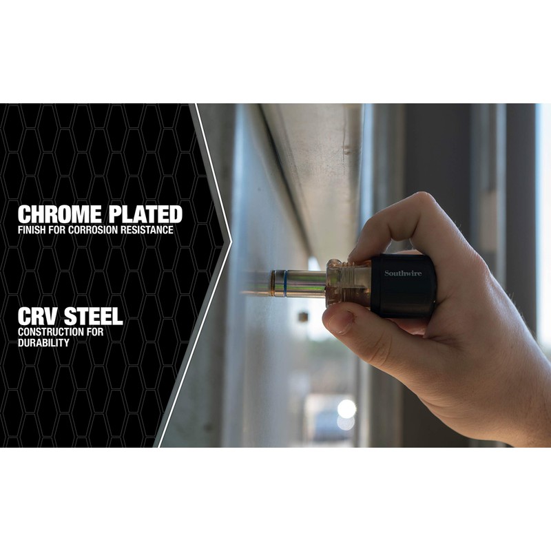 Southwire NDS5N1; 5 IN 1 STUBBY NUT DRIVER(TRI)