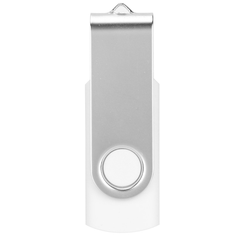 USB Flash Drive Candy White Rotatable Portable Storage Memory Stick