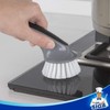 MR.SIGA Pot and Pan Cleaning Brush, Dish Brush for Kitchen,