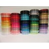 2 metres of 15mm Satin Ribbon Latte Coffee Light Beige