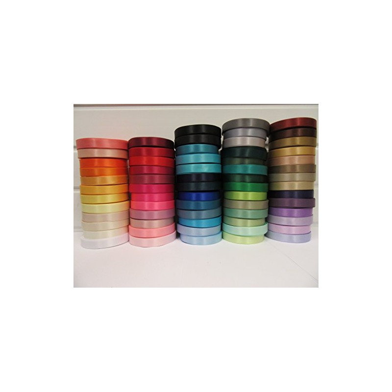 2 metres of 15mm Satin Ribbon Latte Coffee Light Beige