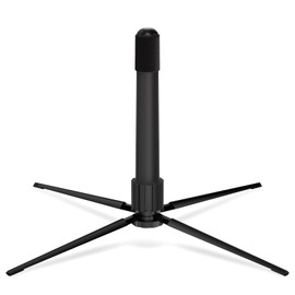 Flute Stand Holder, 4-Leg Stable Flute Base, Compact Foldable Design, Protective Fleece Lining, for Concert & Piccolo Flutes