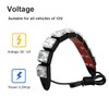 HIPOPY 2Pcs 9 LED Daytime Running Strip Lights DRL Kit,