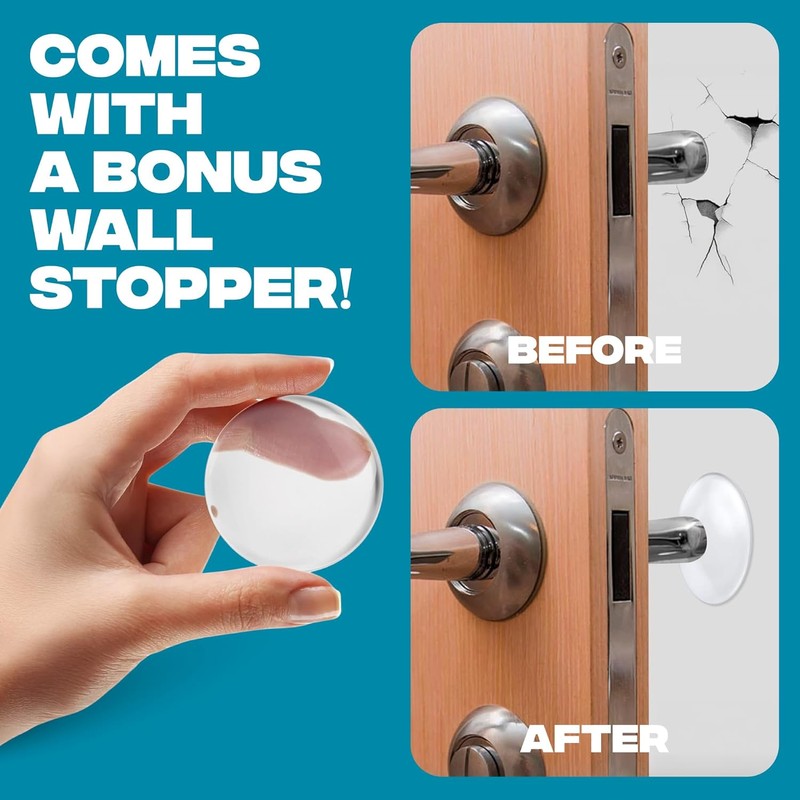 Strongest Home 2-Pack XL Heavy Duty Door Stopper Wedge –
