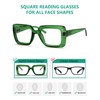 Eyekepper 5 Pack Square Reading Glasses for Women Stylish Readers