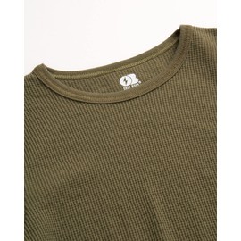 ONLY BOYS Juego de ropa interior térmica – 4 piezas de punto gofre y pantalones largos (2T-16), verde oliva/ azul marino (Olive/navy), 2 Años