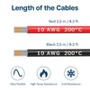 MMOBIEL 10 AWG - 6mm² Battery Electrical Cable Red and