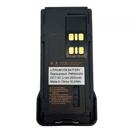 For Motorola PMNN4409 Li-ion Battery 2600mAh For XPR7380e XPR7550e XPR7580e Handheld Radio