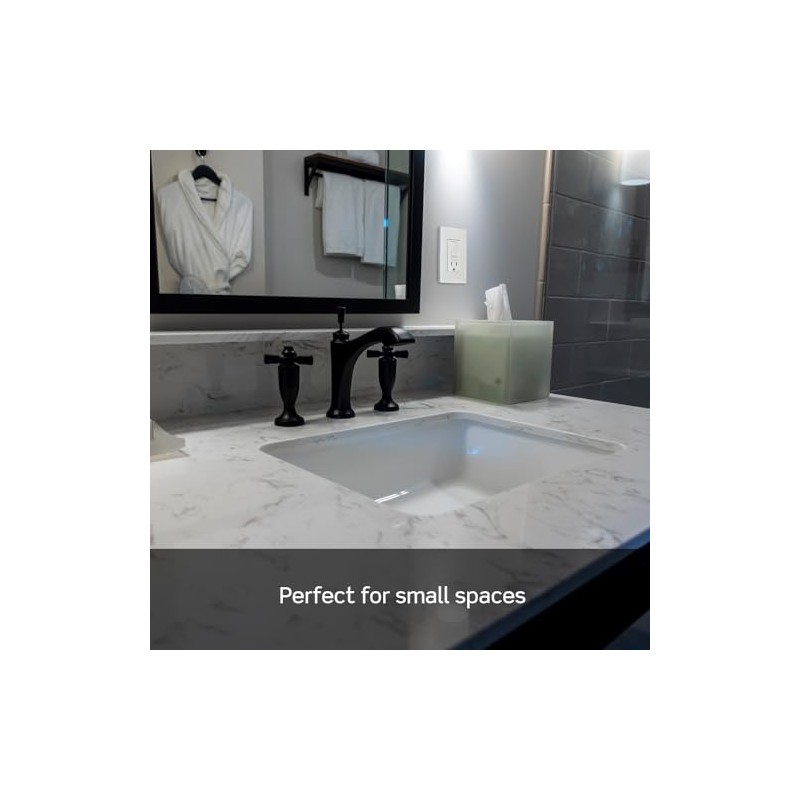 Leviton GFCI Combination Outlet with Switch, 15 Amp, Self Test,