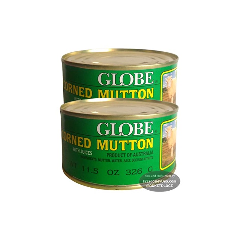Globe Corned Mutton with Juices (Pack of 2 x 11.5