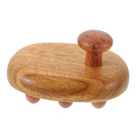 Baluue Wooden Body Massage Tool Portable Wood Brush for Muscle Relaxation Puffiness Relief Compact Lightweight Design for Travel Outdoor Use Natural Wood Material