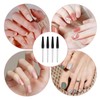 12 Pcs Metal Nail Files for Natural Nails Made of
