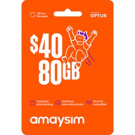 amaysim $40 Prepaid Starter Pack Multi-fit SIM