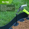 Quibbay 2 Inch x 25FT Landscape Edging Border with 20