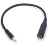 DC 3.5mm to 6.35mm Mono Cable - 6.35mm 1/4 inch