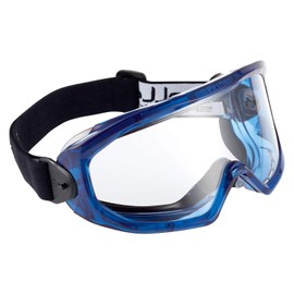 Bolle SUPBLAPSI PC Lens AS/AF with PVC Ventilated Frame, Clear/Blue
