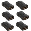 exgoofit HDMI Female to HDMI Female Coupler Connector Pack 6pcs