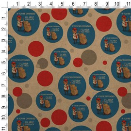 GRAPHICS & MORE Trump Offended Help You Pack Republican Funny Premium Kraft Gift Wrap Wrapping Paper Roll