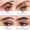 Docolor Eyebrow Brushes, Duo Eyebrow Spoolie Professional Angled Perfect for