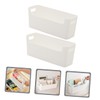iplusmile 2pcs Multi-Functional Storage Box Set Wall Mount Desktop Organizer