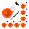 Psarnuk Chicken Waterer Cups (8 Pack/Orange) - DIY Automatic Large
