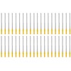 Pack of 40 Invisible Shelf Brackets, 6 x 130 mm