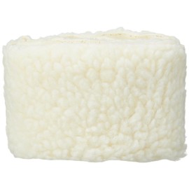 Trimits Faux Fur Trim, Cream Sheepskin, 2m x 80mm, 100% Polyester, TT00280CRM