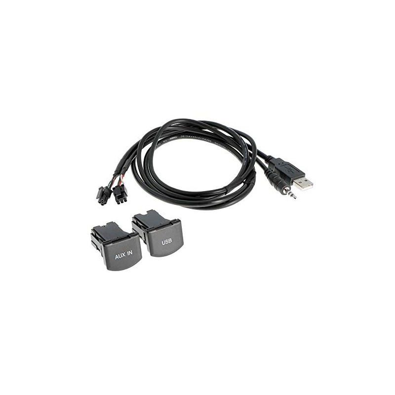 USB + AUX Panel Socket Compatible with VW Polo from