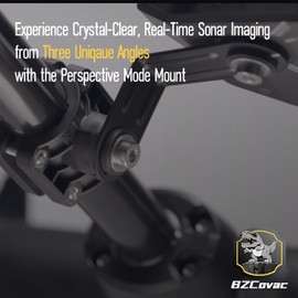 Perspective Pole Mount for Garmin LiveScope LVS32, Compatible with GPSMAP and ECHOMAP Chartplotters - 010-12970-00