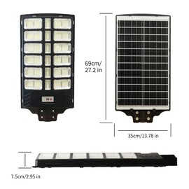 YQL Solar Street Light Large Commercial - Outdoor Heavy Duty Big Bright Waterproof high Powered 8000w