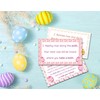 Tedea Easter Scavenger Hunt Games, Easter Treasure Hunt Clue Cards,