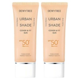 Dewytree Urban Shade Cover & Fit Sun Cream SPF50+ PA++++ 2 pieces, 40ml / 듀이트리 어반쉐이드 커버 앤 핏 선크림 SPF50+ PA++++ 2개, 40ml