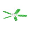 Wavey Green - Ceiling Fan Skin Kit fits most 42