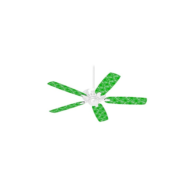 Wavey Green - Ceiling Fan Skin Kit fits most 42