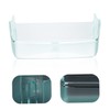 SHINEOFI Detachable Fridge Side Door Organizer Transparent Storage Box for