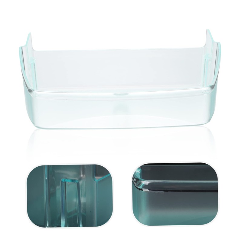 SHINEOFI Detachable Fridge Side Door Organizer Transparent Storage Box for